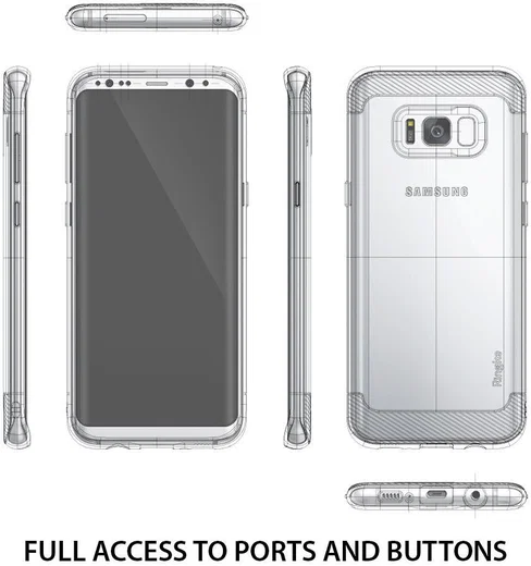 Ringke Onyx Samsung Galaxy S8 Hoesje Zwart afbeelding 6