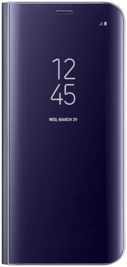 Samsung Galaxy S8 Clear View Flip Case Paars afbeelding 1