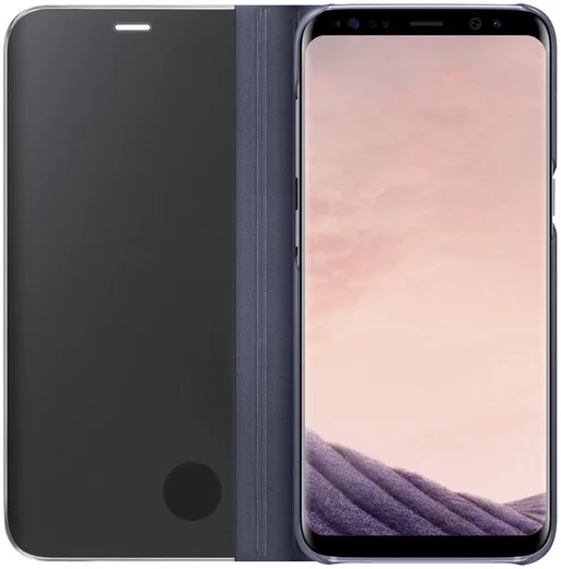 Samsung Galaxy S8 Clear View Flip Case Paars afbeelding 4
