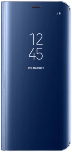Samsung Galaxy S8 Clear View Flip Case Blauw afbeelding 1