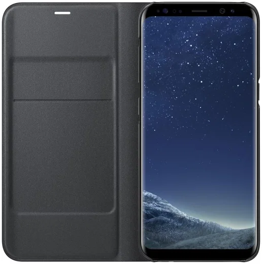 Samsung Galaxy S8 Led View Hoesje Zwart Origineel afbeelding 2