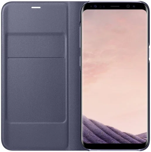 Samsung Galaxy S8 Led View Hoesje Paars Origineel afbeelding 4