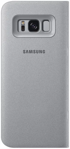 Samsung Galaxy S8 Led View Hoesje Zilver Origineel afbeelding 3
