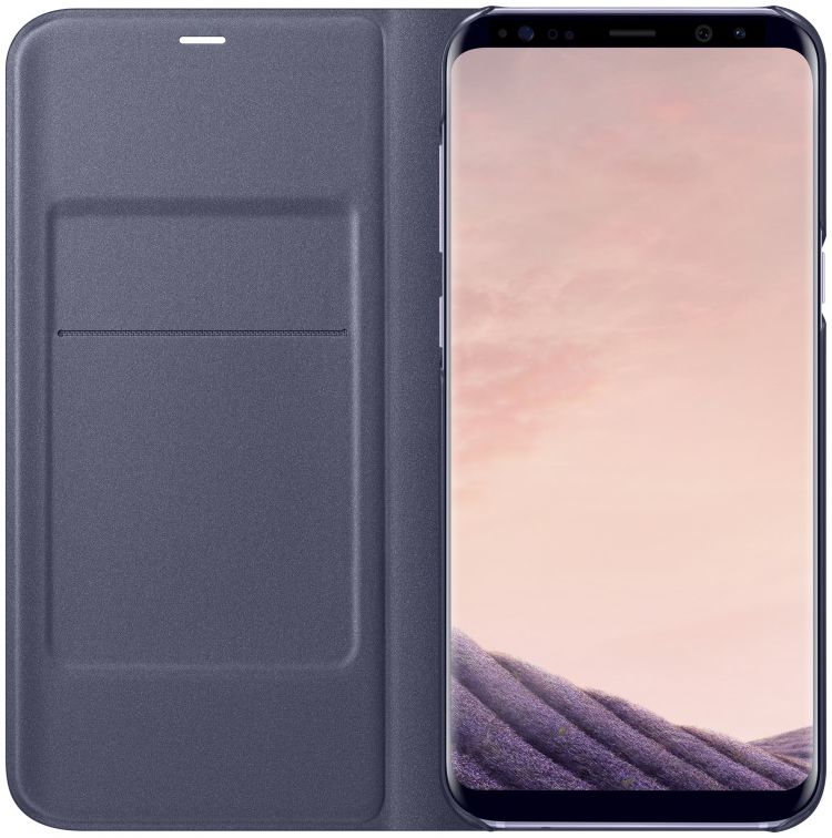 Samsung Galaxy S8 Plus Led View Hoesje Paars Origineel afbeelding 4