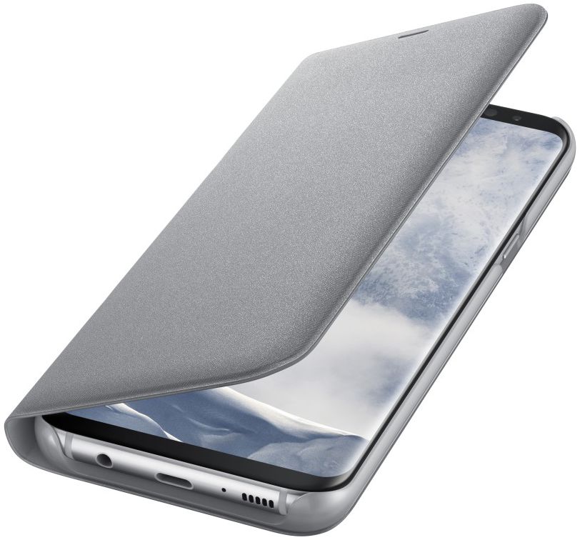 Origineel Samsung Galaxy S8 Plus Hoesje LED View Cover Zilver afbeelding 1