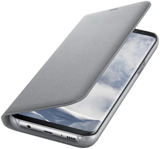 Origineel Samsung Galaxy S8 Plus Hoesje LED View Cover Zilver afbeelding 1