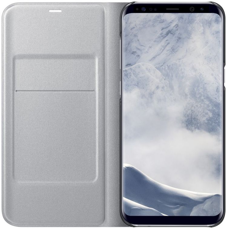 Origineel Samsung Galaxy S8 Plus Hoesje LED View Cover Zilver afbeelding 2