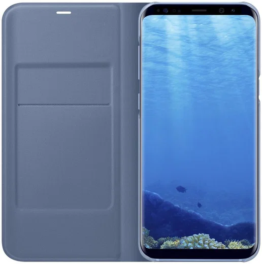 Samsung Galaxy S8 Plus Led View Hoesje Blauw Origineel afbeelding 4