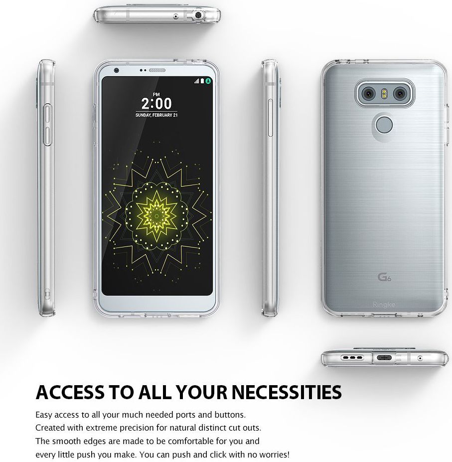 Ringke Air LG G6 Hoesje Smoke Black afbeelding 8