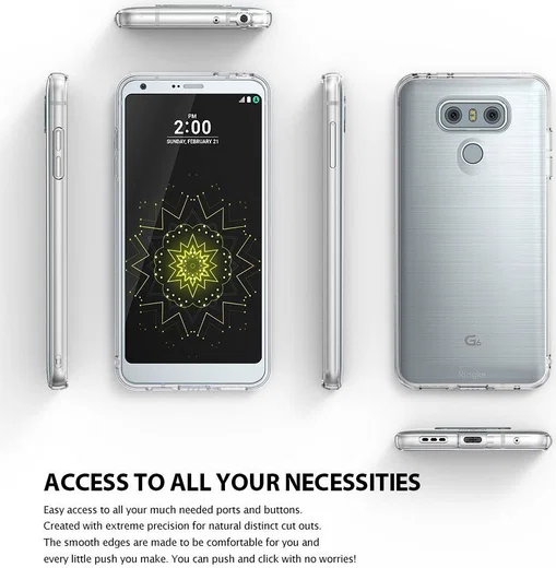 Ringke Air LG G6 Hoesje Smoke Black afbeelding 8
