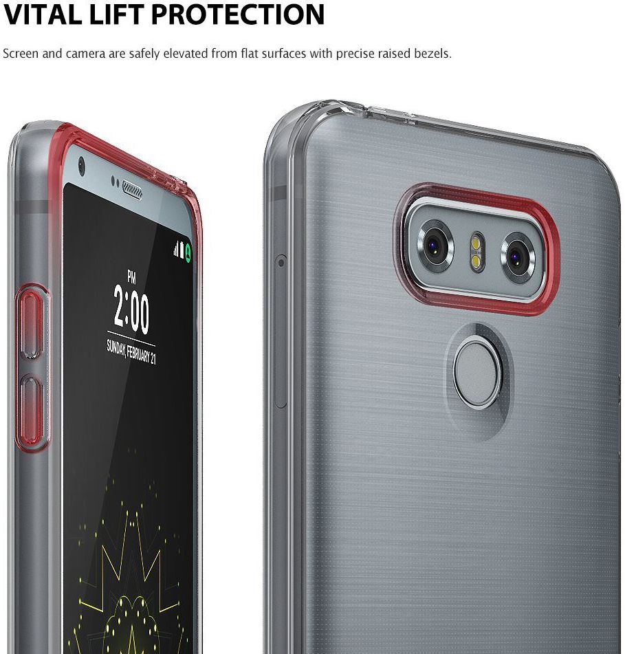 Ringke Air LG G6 Hoesje Smoke Black afbeelding 2