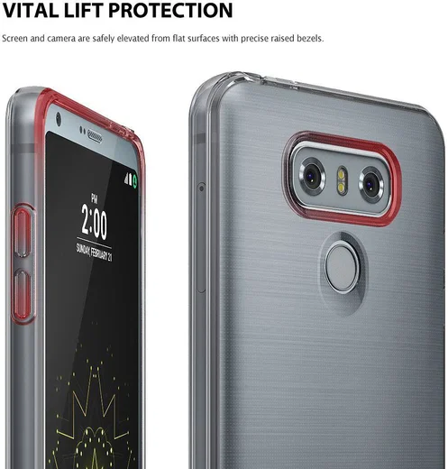 Ringke Air LG G6 Hoesje Smoke Black afbeelding 2