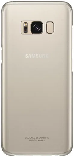 Samsung Galaxy S8 Clear Cover Goud Origineel afbeelding 1