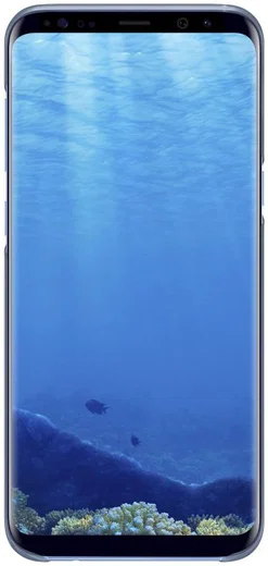 Samsung Galaxy S8 Plus Clear Cover Blauw Origineel afbeelding 2