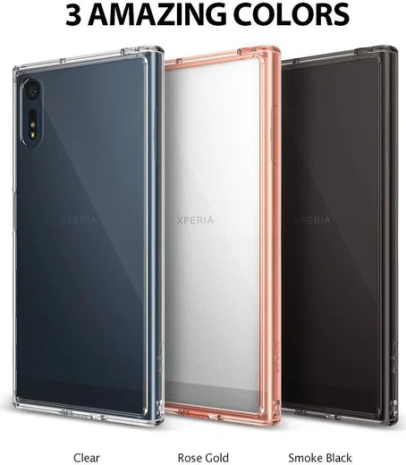 Ringke Fusion Sony Xperia XZ / XZs Hoesje Rose Gold afbeelding 7