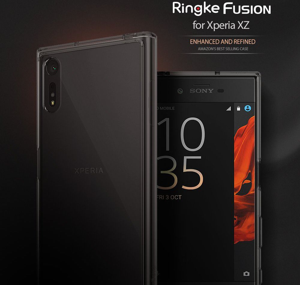 Ringke Fusion Sony Xperia XZ / XZs Hoesje Rose Gold afbeelding 8