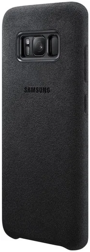 Samsung Galaxy S8 Alcantara Cover Zwart Origineel afbeelding 1