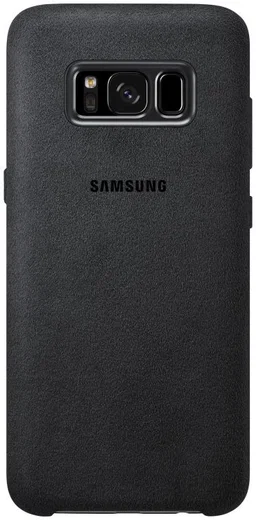 Samsung Galaxy S8 Alcantara Cover Zwart Origineel afbeelding 2