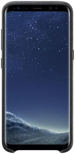 Samsung Galaxy S8 Alcantara Cover Zwart Origineel afbeelding 3