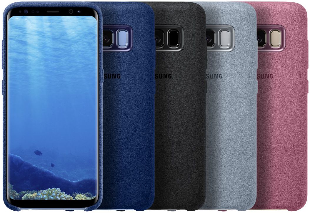 Samsung Galaxy S8 Alcantara Cover Mint Origineel afbeelding 4