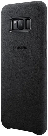 Samsung Galaxy S8 Plus Alcantara Cover Zwart Origineel afbeelding 1
