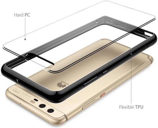 Ringke Fusion Huawei P10 Hoesje Zwart afbeelding 4