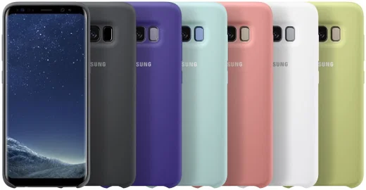 Samsung Galaxy S8 Silicone Cover Wit Origineel afbeelding 3