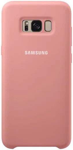 Samsung Galaxy S8 Plus Silicone Cover Roze Origineel afbeelding 1