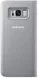 Samsung Galaxy S8 Plus Clear View Flip Case met Standaard Zilver afbeelding 5