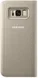 Samsung Galaxy S8 Plus Clear View Flip Case met Standaard Goud afbeelding 5
