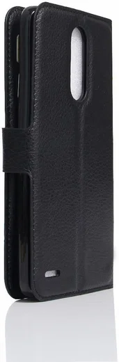 LG K10 (2017) Wallet Case Zwart afbeelding 3