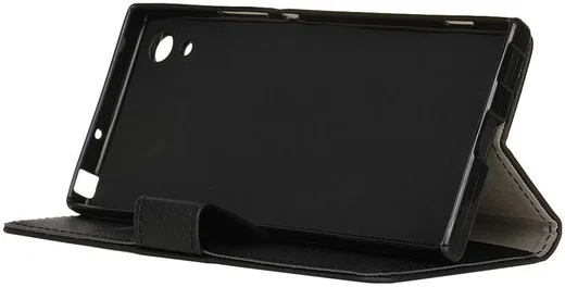 Sony Xperia XA1 Wallet Hoesje Zwart afbeelding 3