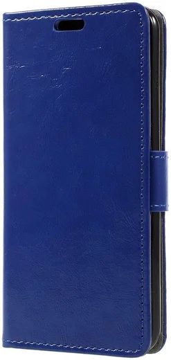 LG K4 (2017) Hoesje met Kaarthouder Blauw afbeelding 1