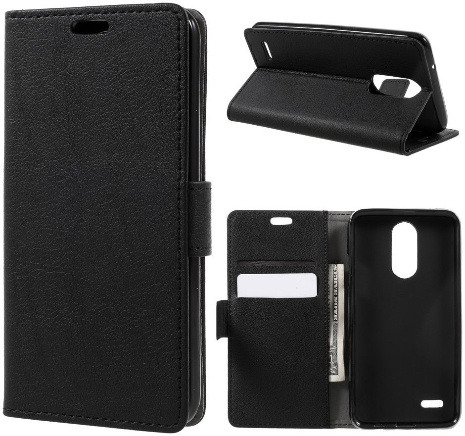 LG K4 (2017) Wallet Hoesje Zwart afbeelding 1