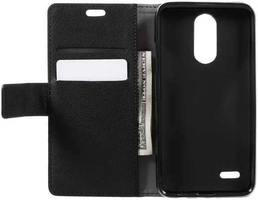 LG K4 (2017) Wallet Hoesje Zwart afbeelding 2