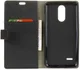 LG K8 (2017) Wallet Hoesje Zwart afbeelding 1