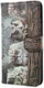Samsung Galaxy A5 (2017) Portemonnee Print Hoesje Kat en Uil afbeelding 5