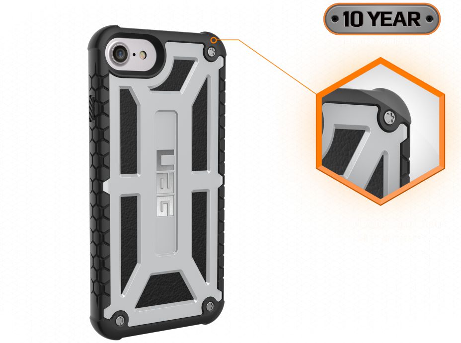 Urban Armor Gear Monarch Hoesje Samsung Galaxy S8 Graphite afbeelding 10