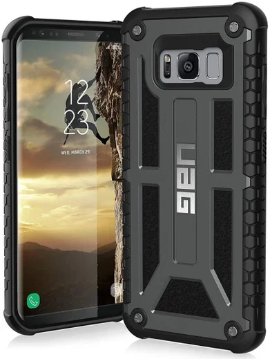 Urban Armor Gear Monarch Hoesje Samsung Galaxy S8 Graphite afbeelding 1