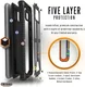 Urban Armor Gear Monarch Hoesje Samsung Galaxy S8 Plus Graphite afbeelding 4