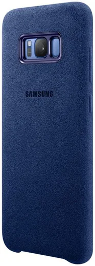 Samsung Galaxy S8 Plus Alcantara Cover Blauw Origineel afbeelding 1