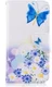 Huawei P10 Lite Portemonnee Hoesje Blauwe Vlinders afbeelding 1
