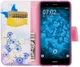 Huawei P10 Lite Portemonnee Hoesje Blauwe Vlinders afbeelding 2