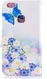 Huawei P10 Lite Portemonnee Hoesje Blauwe Vlinders afbeelding 3