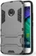 Motorola Moto G5 Plus Hybride Kickstand Grijs afbeelding 2