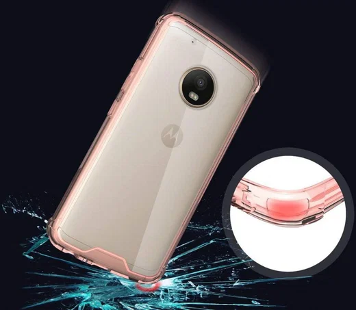 Motorola Moto G5 Plus Hoesje Armor Backcover Roze afbeelding 6