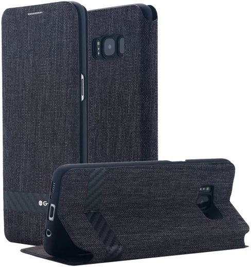 Samsung Galaxy S8 Plus G-CASE met Kaarthouder Zwart afbeelding 4