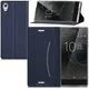 Sony Xperia XA1 Stijlvol Portemonnee Hoesje Blauw afbeelding 3