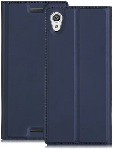 Sony Xperia XA1 Stijlvol Portemonnee Hoesje Blauw afbeelding 7