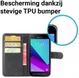 Samsung Galaxy Xcover 4/4s Lychee Portemonnee Hoesje Zwart afbeelding 9